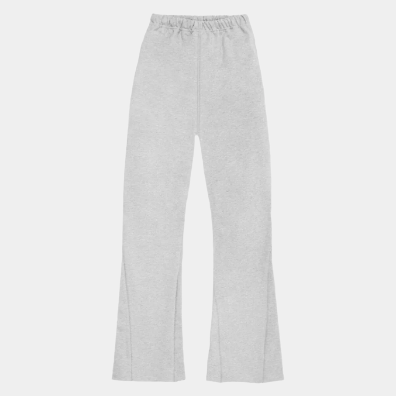 PURE GREY STACKED SWEATPANTS