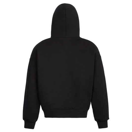 Black zip up hoodie