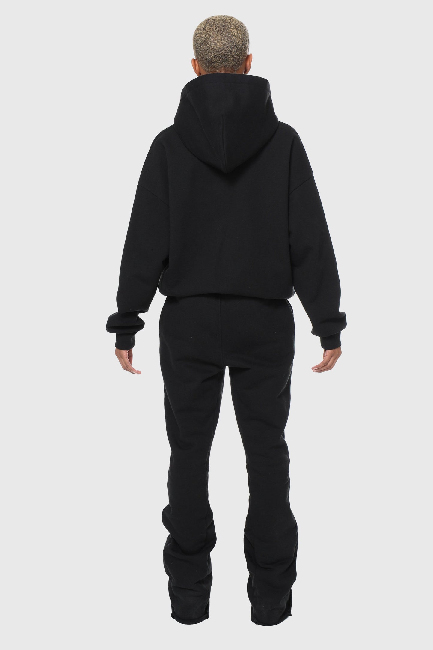 VANTA BLACK ZIP UP HOODIE