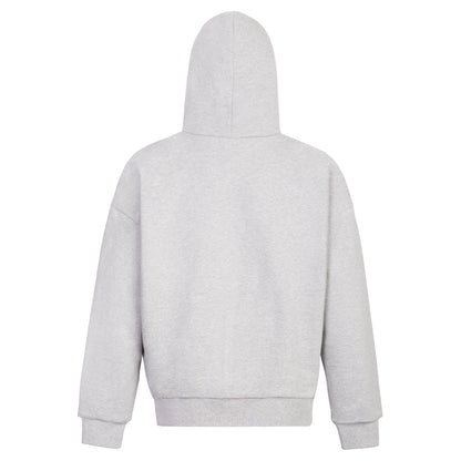 ORGANIC COTTON HOODIE - PURE GREY
