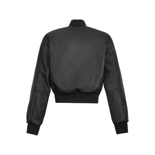 ROMAN COWHIDE LEATHER BOMBER JACKET