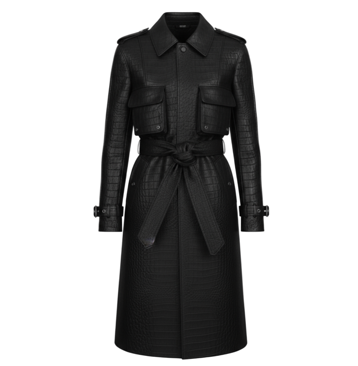 CROCODILE TRENCH COAT