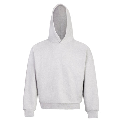 grey organic cotton hoodie