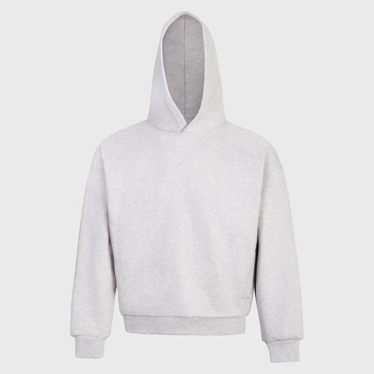 grey organic cotton hoodie