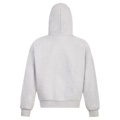 grey organic cotton hoodie